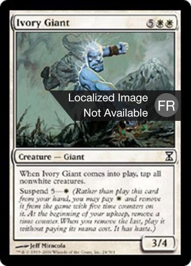 image Géant d'ivoire