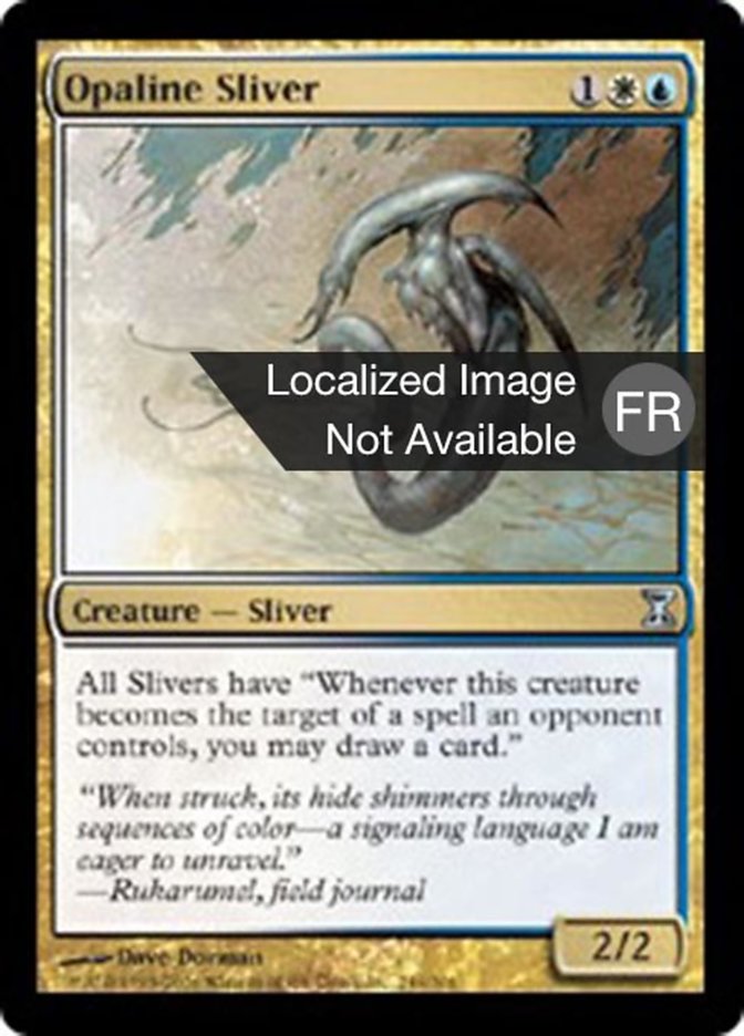 image Slivoïde opalin