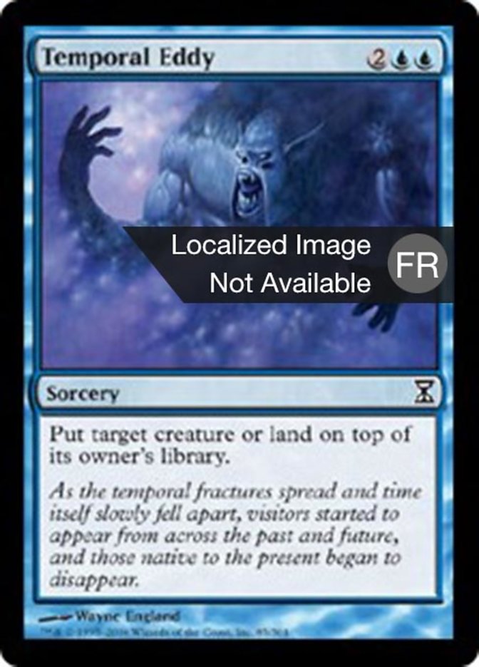 image Remous temporels