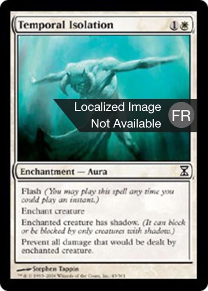 image Isolation temporelle