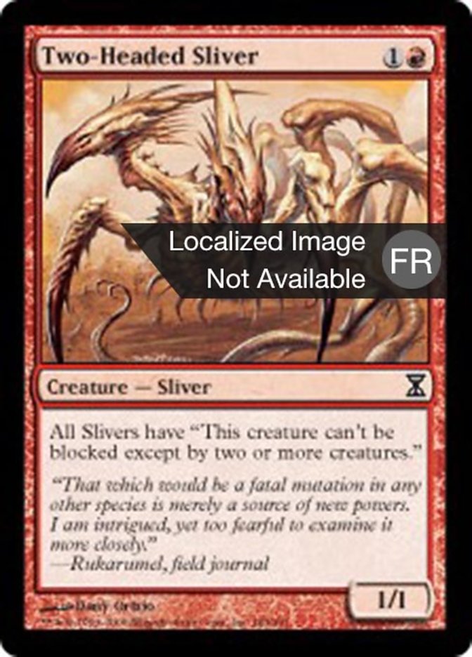 image Slivoïde à deux têtes