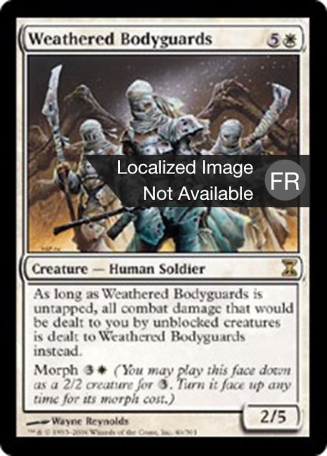 image Gardes du corps hâlés