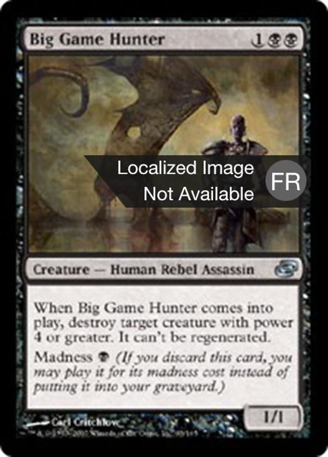 image Chasseur de gros gibier