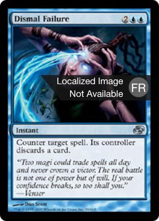 image Échec funeste