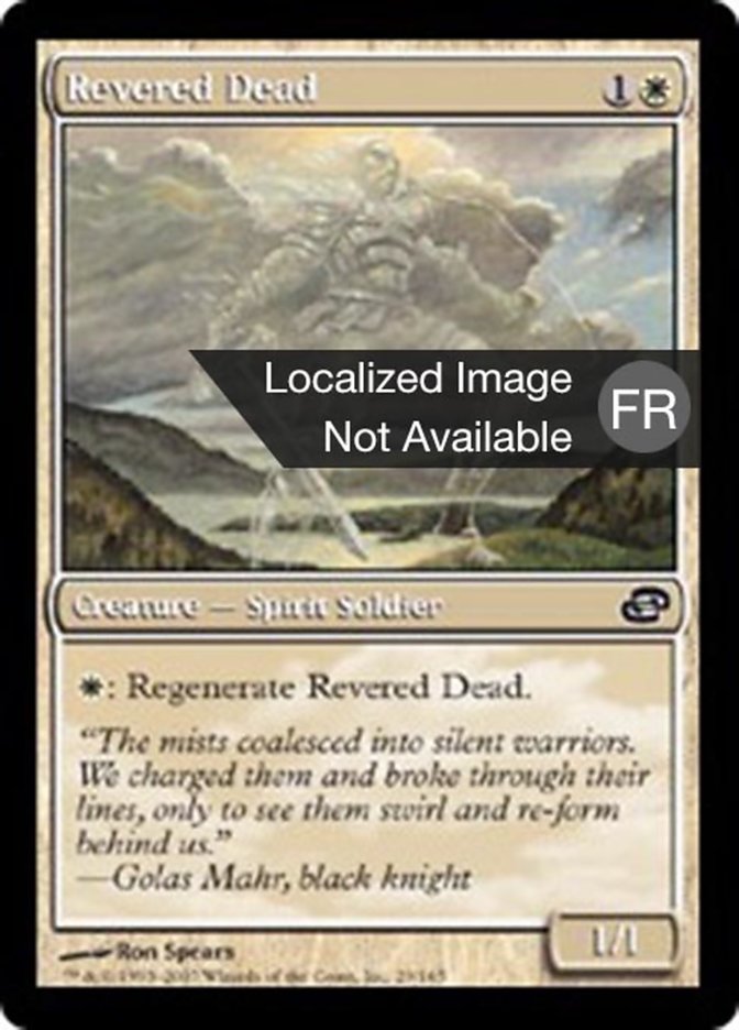 image Mort révéré