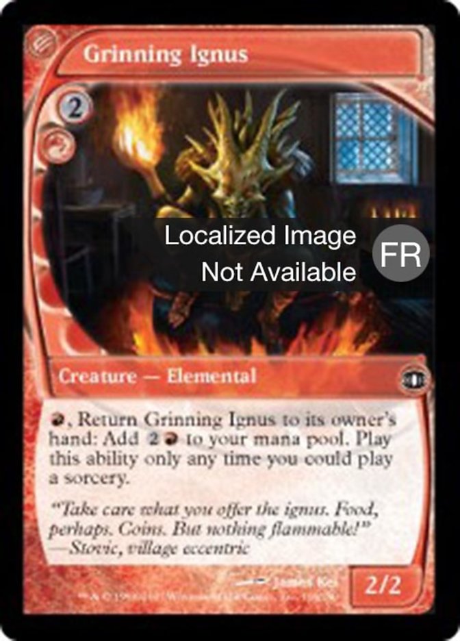 image Ignus grimaçant