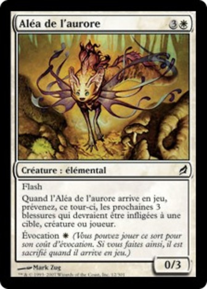 image Aléa de l'aurore