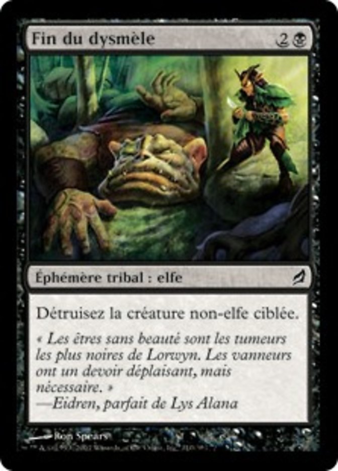 image Fin du dysmèle