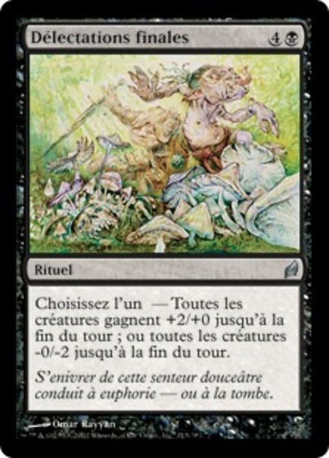 image Délectations finales