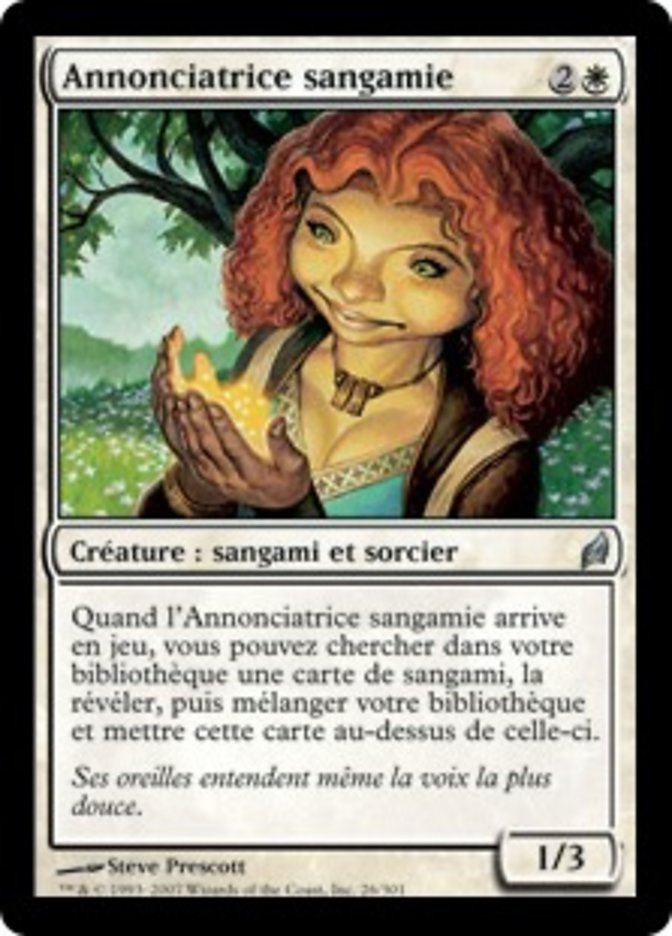 image Annonciatrice sangamie