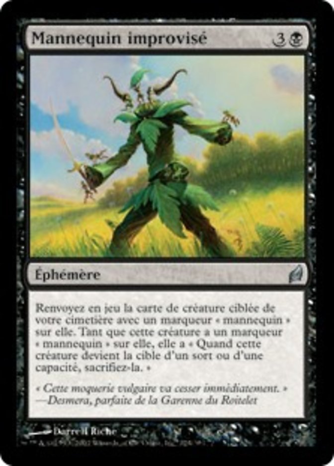 image Mannequin improvisé