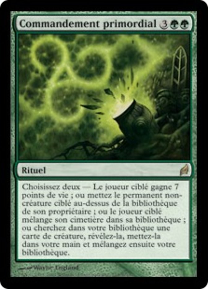 image Commandement primordial