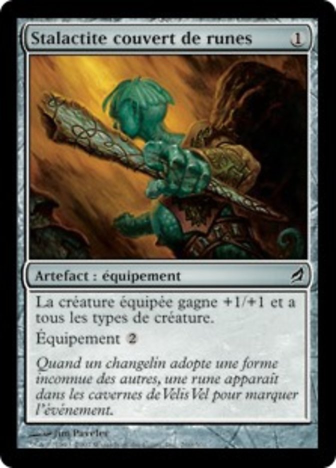 image Stalactite couvert de runes