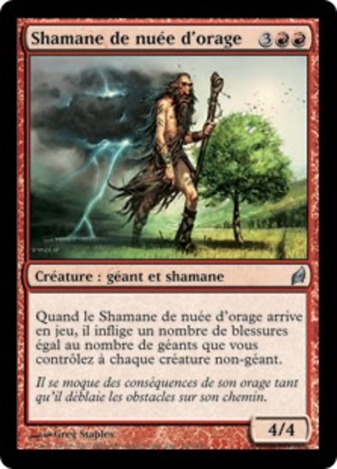 image Shamane de nuée d'orage