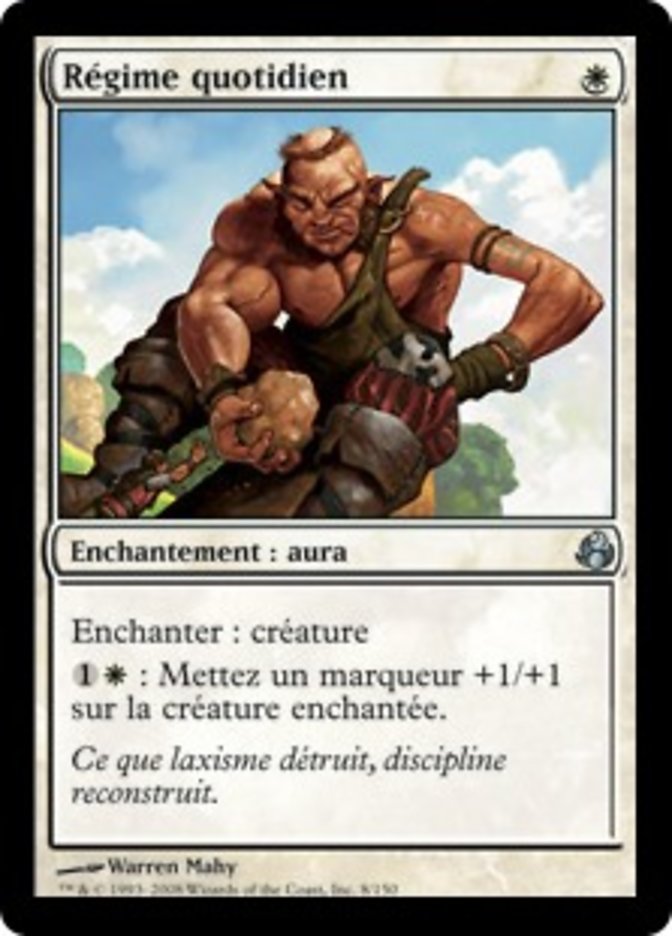 image Régime quotidien