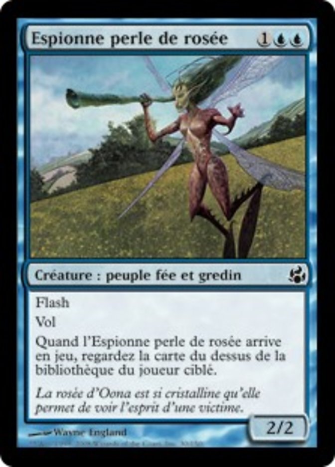 image Espionne perle de rosée