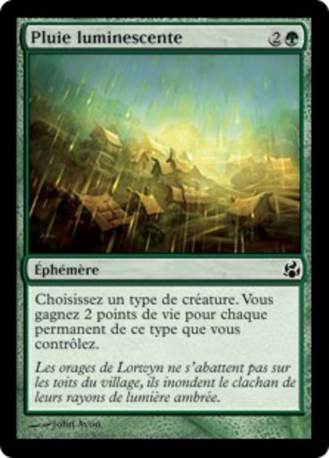 image Pluie luminescente