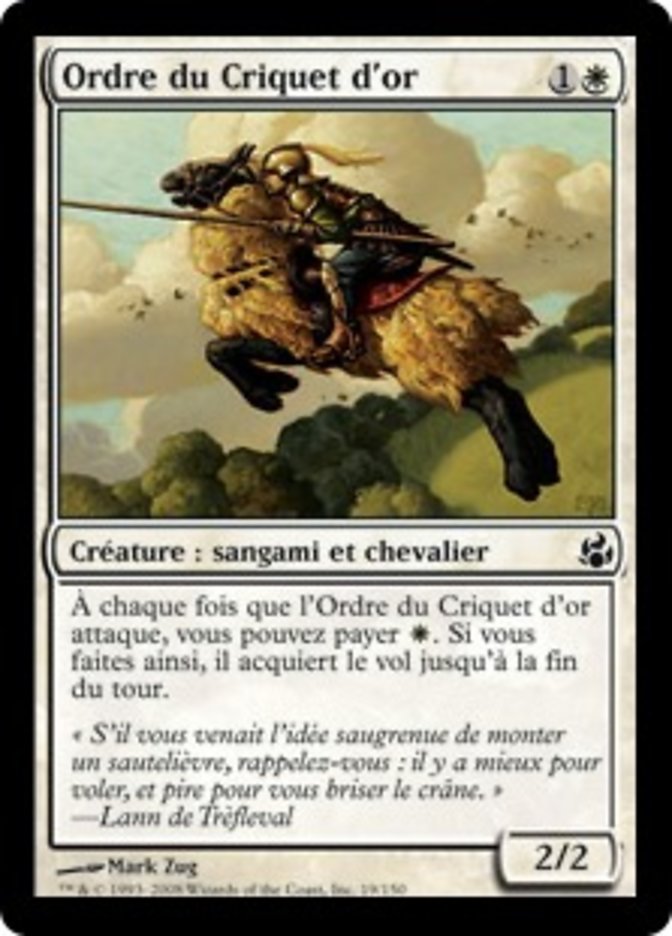 image Ordre du Criquet d'or