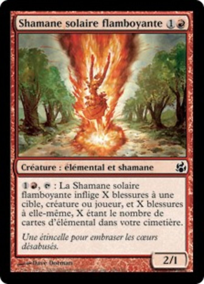 image Shamane solaire flamboyante