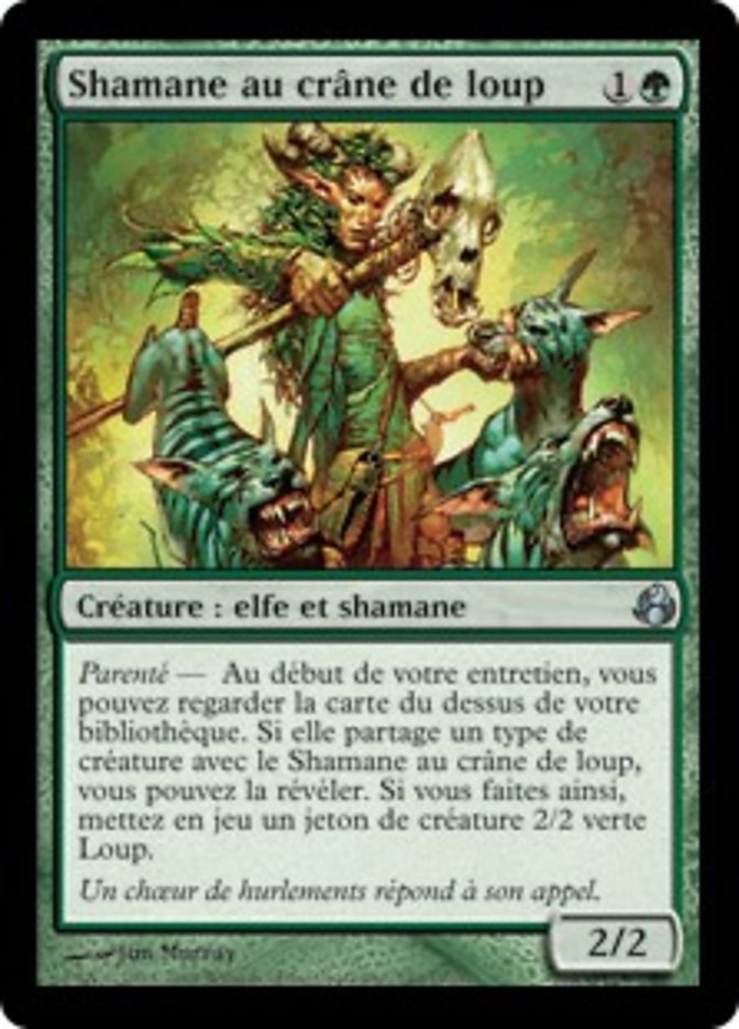 image Shamane au crâne de loup