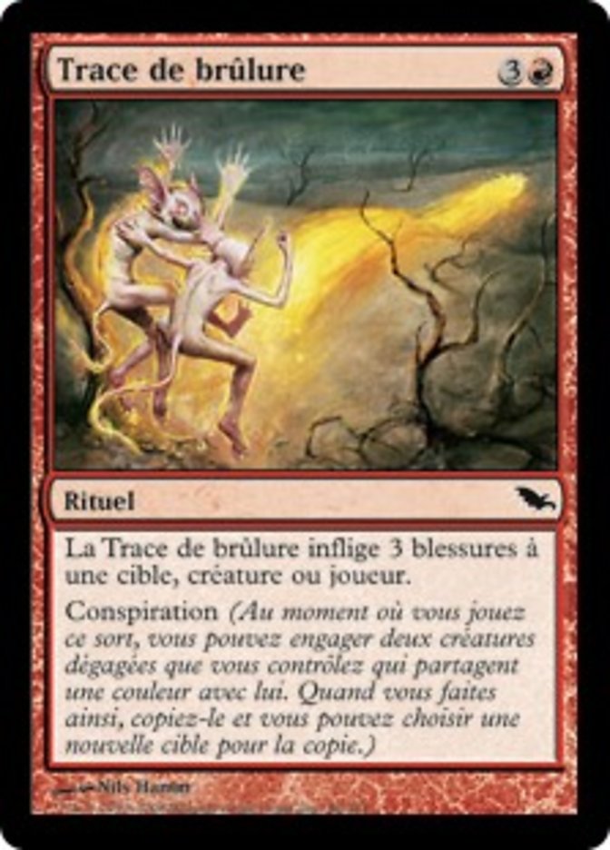 image Trace de brûlure