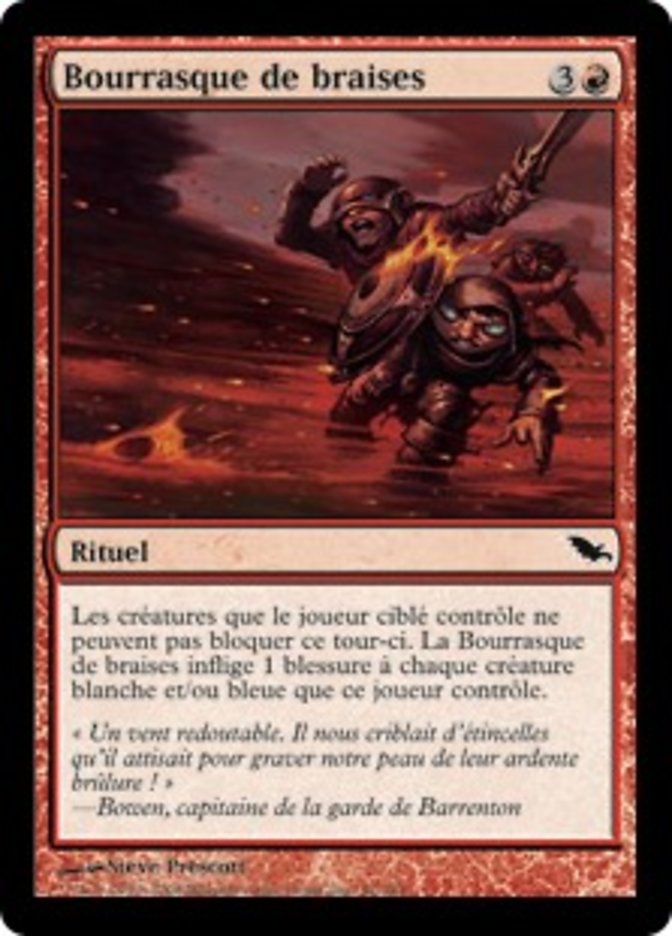 image Bourrasque de braises