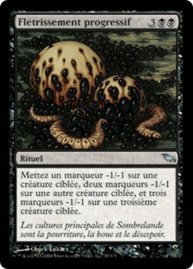 image Flétrissement progressif