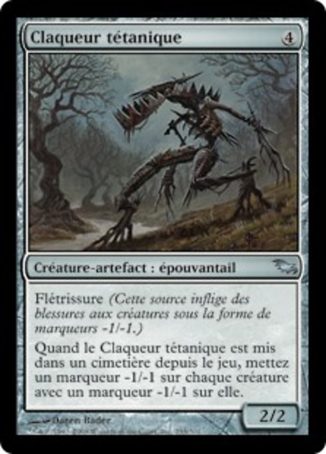 image Claqueur tétanique