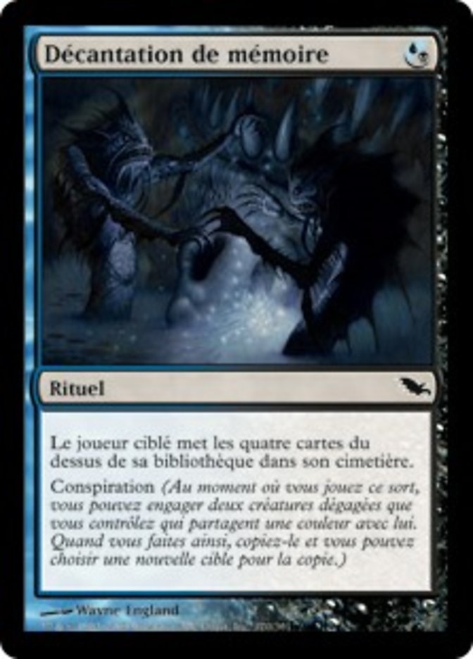 image Décantation de mémoire