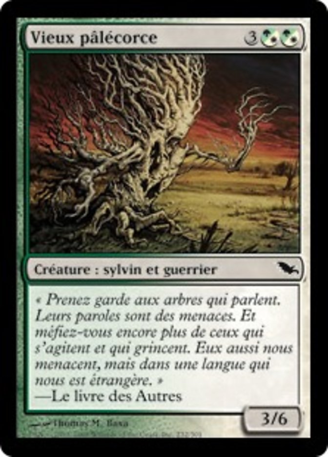 image Vieux pâlécorce