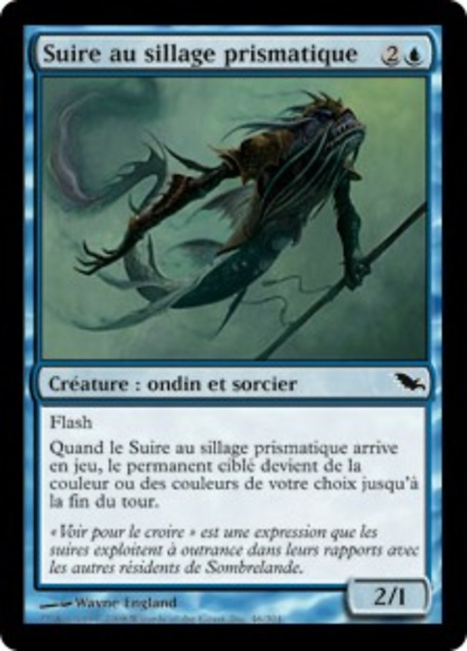 image Suire au sillage prismatique