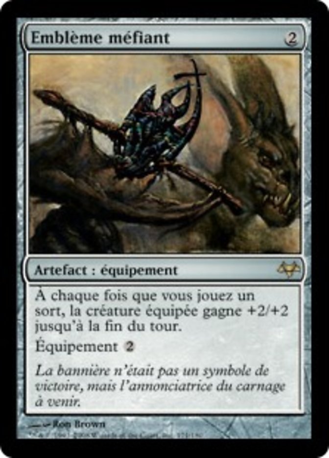 image Emblème méfiant