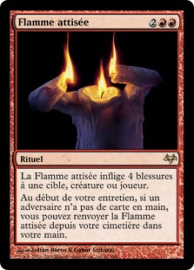 image Flamme attisée