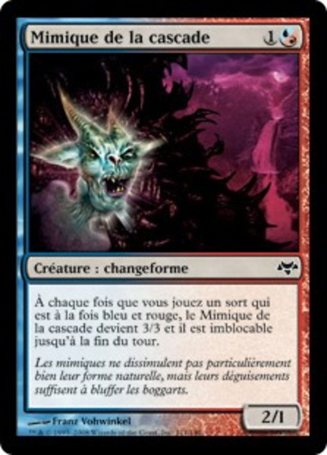 image Mimique de la cascade