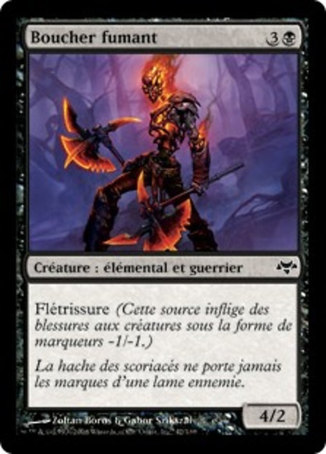 image Boucher fumant