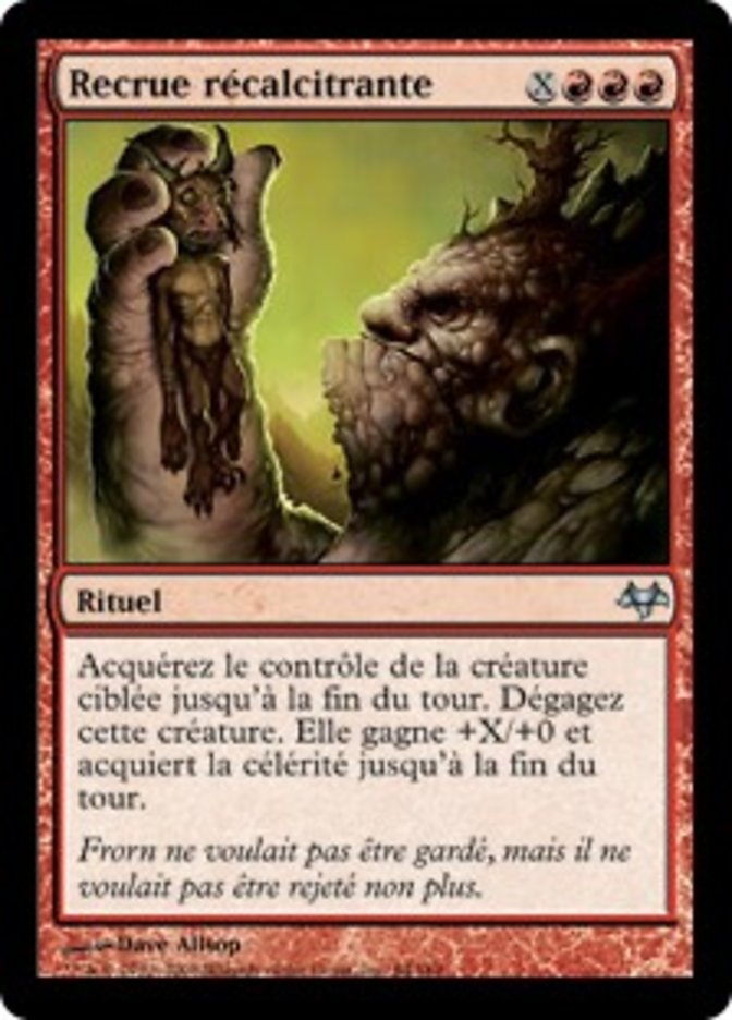 image Recrue récalcitrante