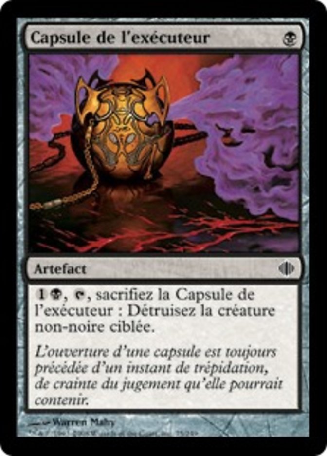 image Capsule de l'exécuteur