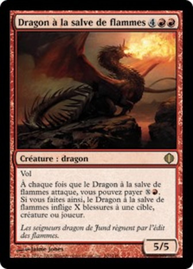 image Dragon à la salve de flammes