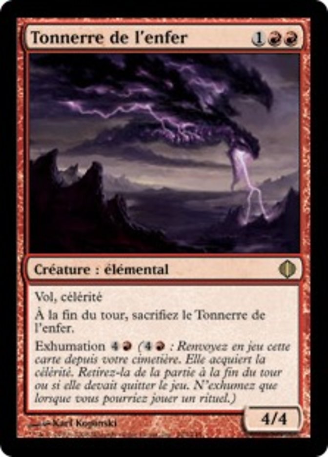 image Tonnerre de l'enfer