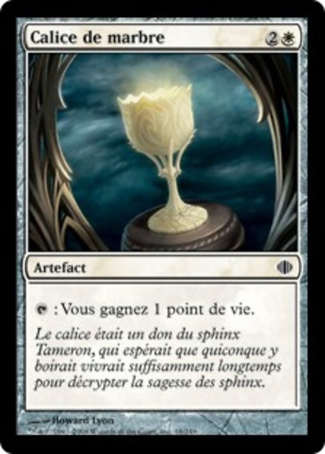 image Calice de marbre