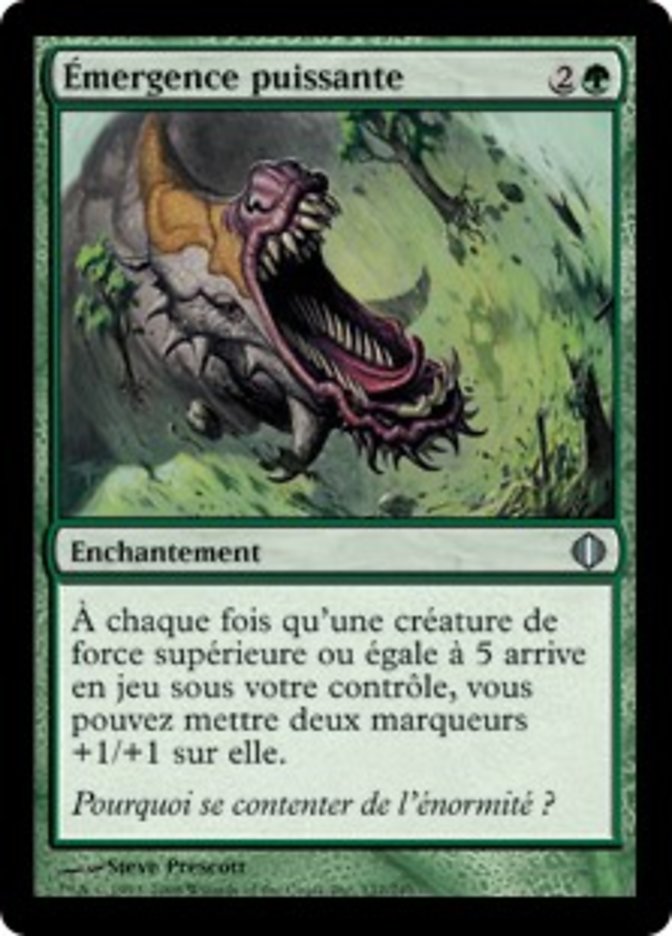 image Émergence puissante