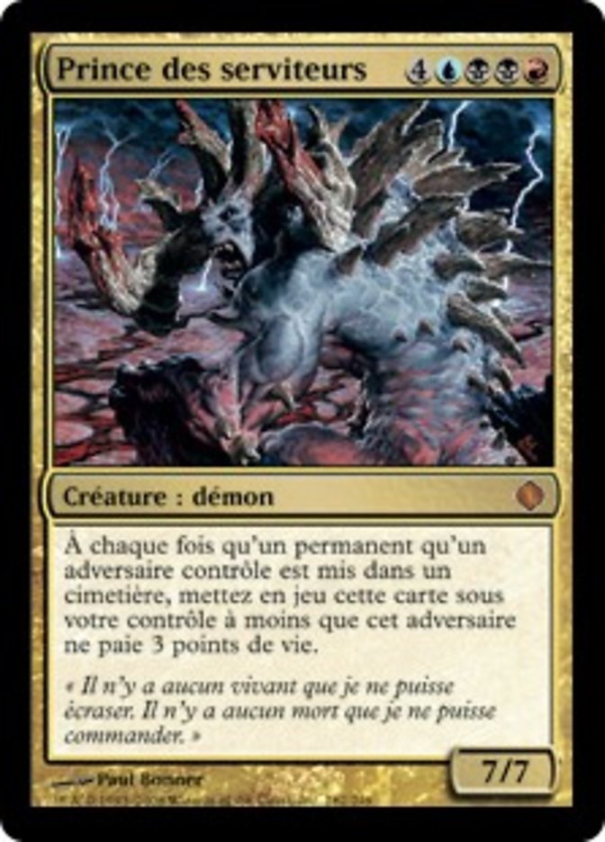 image Prince des serviteurs