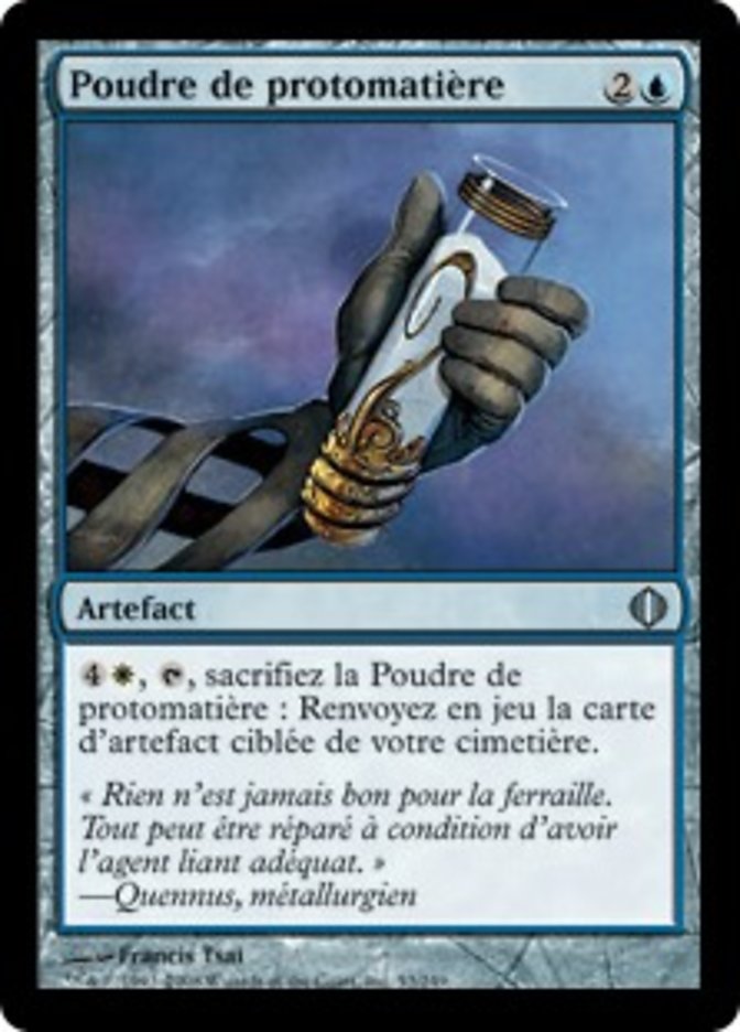 image Poudre de protomatière