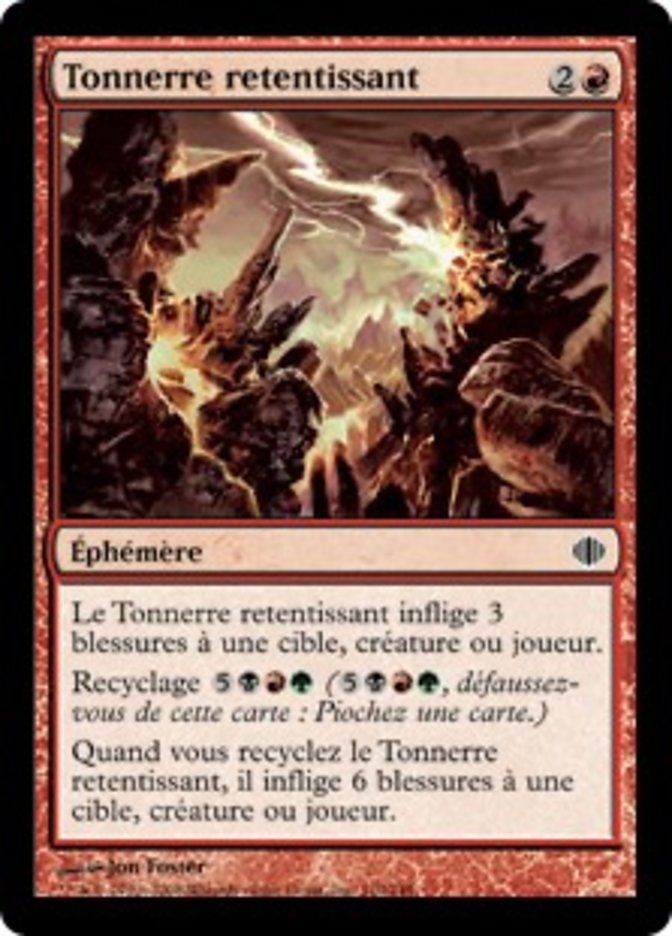 image Tonnerre retentissant