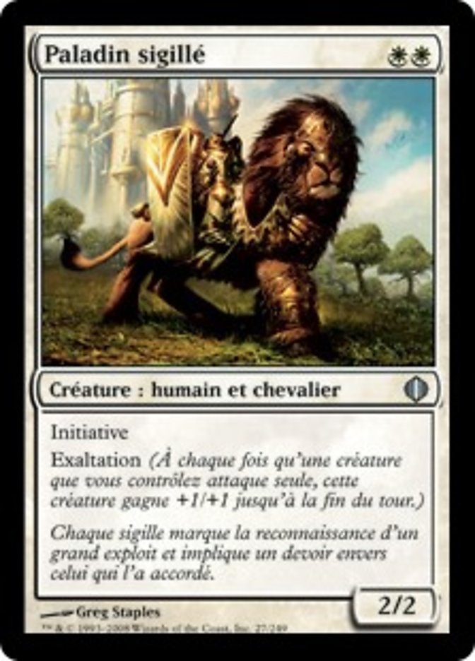 image Paladin sigillé