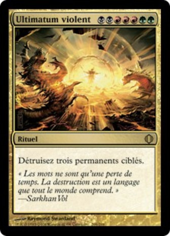 image Ultimatum violent