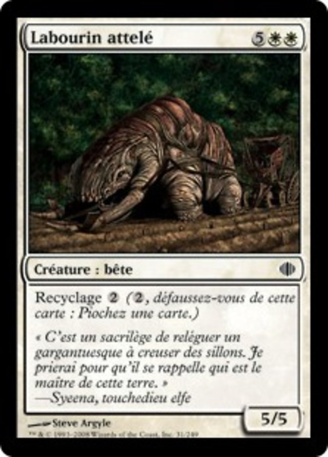 image Labourin attelé