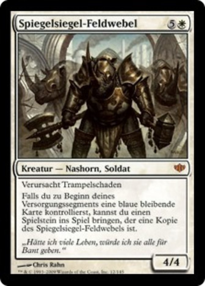 Spiegelsiegel-Feldwebel