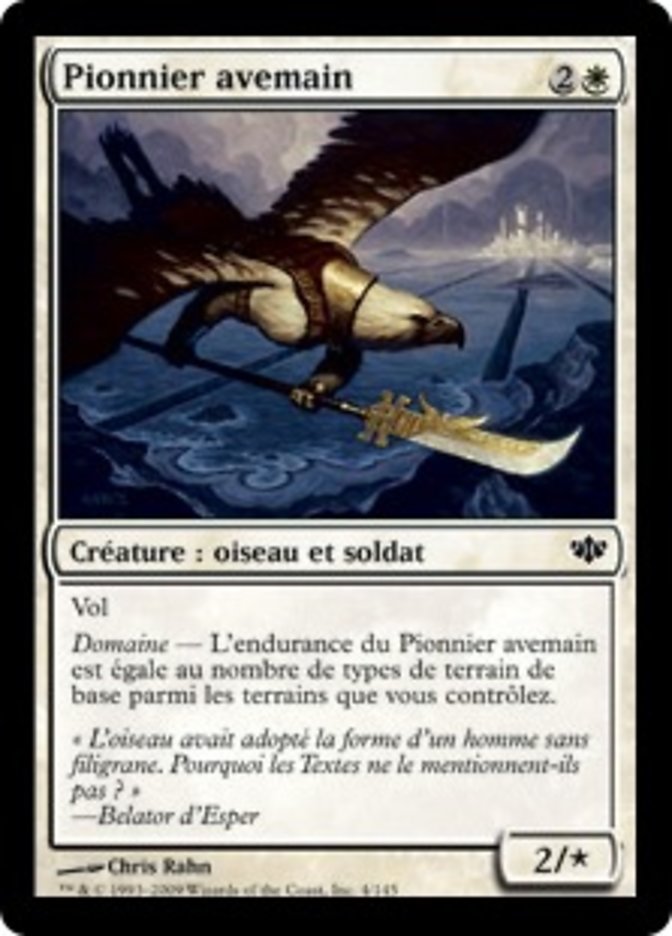 image Pionnier avemain