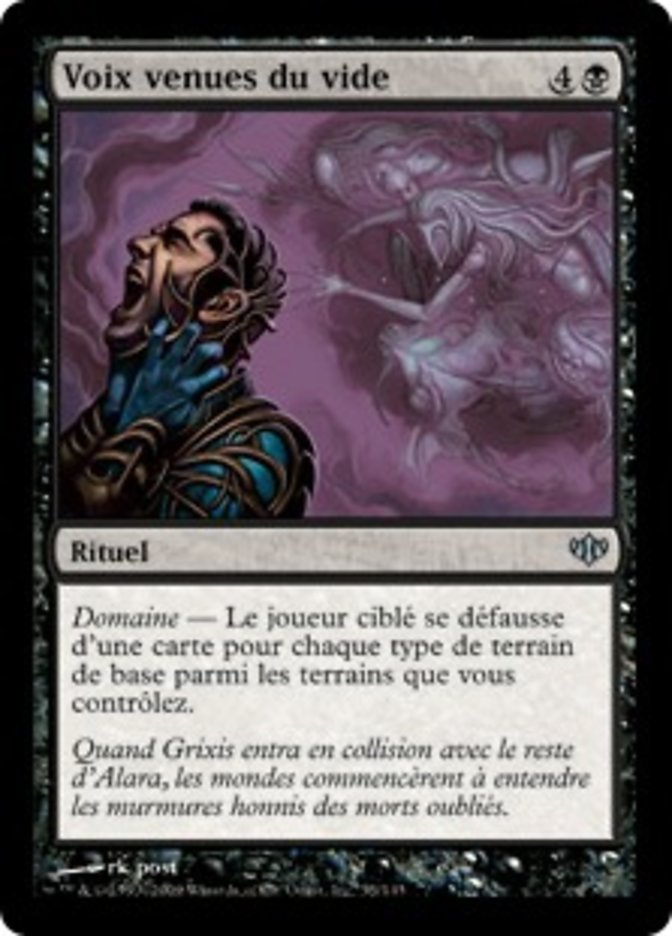 image Voix venues du vide